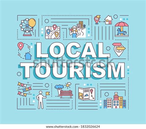 Local Tourism Word Concepts Banner Domestic Stock Vector Royalty Free