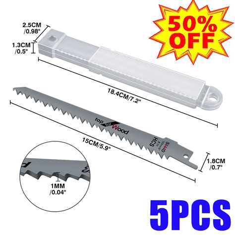 New 6 Wood Pruning Reciprocating Saw Blades 6 TPI Sharp Ground Teeth 5