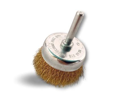 Brosse Rotative M Tallique Coupe Mm Sur Tige Mm Fil Laiton