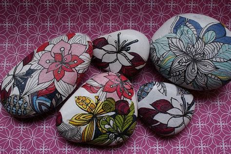 Decoupage Stones Painted Rocks Rock Crafts Stone Painting