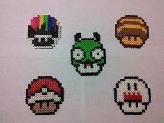 160 Mario Mushroom Pb Ideas Perler Bead Mario Perler Beads Perler