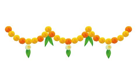 Toran Marigold Decoration Ganapati Diwali Karwa Choth Navratri Indian Festivals 19773100 Png