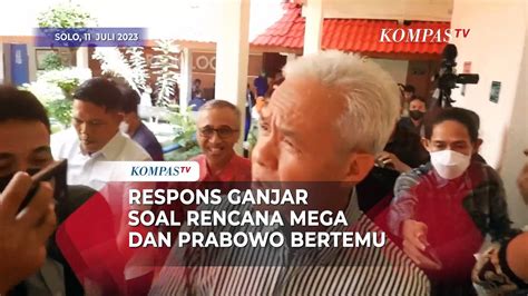 Respons Bakal Capres PDIP Ganjar Terkait Rencana Pertemuan Megawati Dan