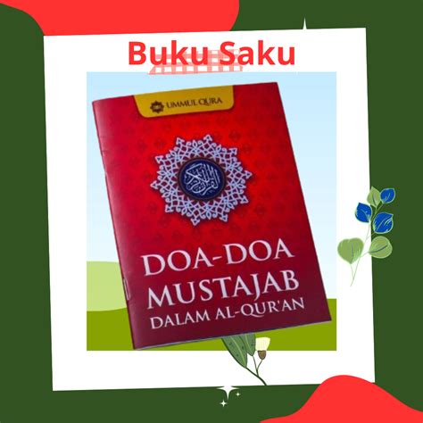 Jual Buku Saku Doa Doa Mustajab Dalam Al Quran Shopee Indonesia