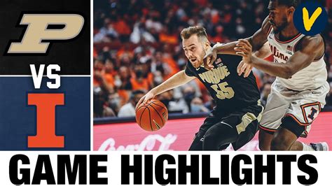 #4 Purdue vs #17 Illinois Highlights | 2022 College Basketball ...