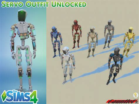 Sims4 Servo Outfit Unlocked by Gauntlet101010 on DeviantArt