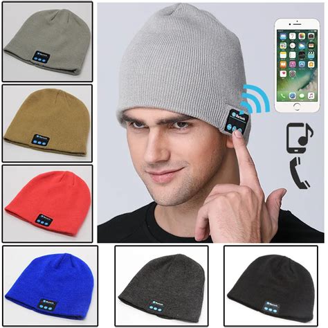 Wireless Headphones Bluetooth Music Hats Smart Caps Headset Earphones