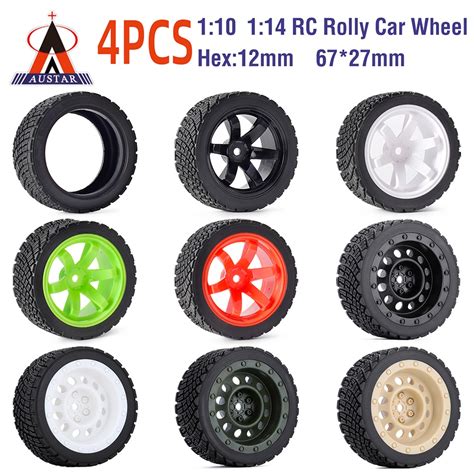 Austar Rally Rc Rolly Wltoys Car Tires Hex Mm Rubber