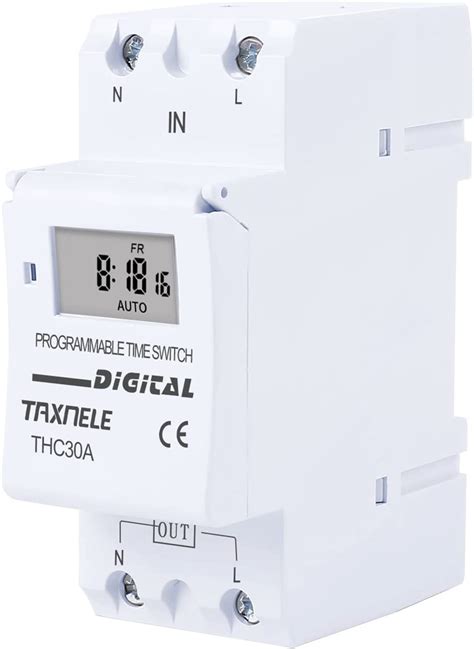 New Type Din Rail Wire Weekly Days Programmable Digital Time Switch