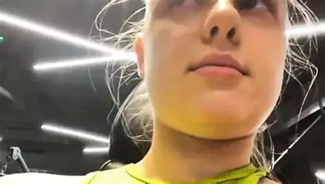 Masturbate In The Gym So Hard In Public Blonde Porn Feat Juicelussie Xhamster
