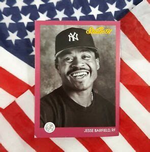 Studio Jesse Barfield Rf New York Yankees Mlb Baseball Trading