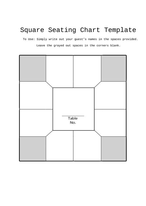 40+ Great Seating Chart Templates (Wedding, Classroom + more)