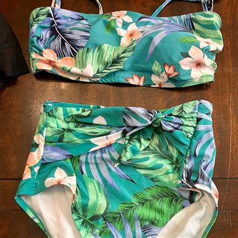 Kona Sol Swim Tropical Bikini Set Poshmark