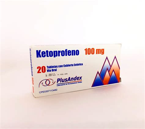 KETOPROFENO 100 MG X 20 TAB REC Farmacia Las Delicias