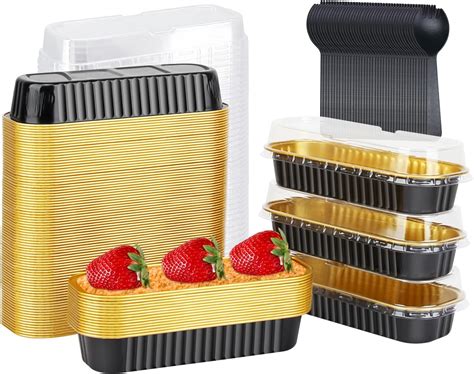 Amazon Lnyzqus Mini Loaf Pans With Lids Pack Oz Aluminum