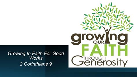 Growing Our Faith Through Generosity Bishop Mark Lattimore Youtube