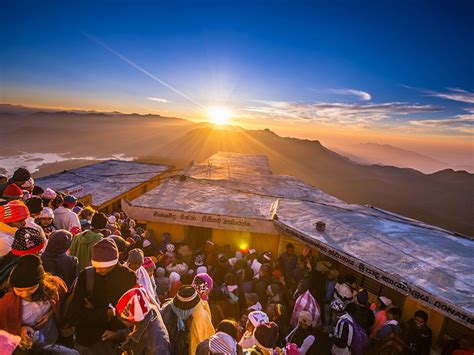 Pilgrimage To Adams Peak View Sacred Adams Peak Footprint Of God