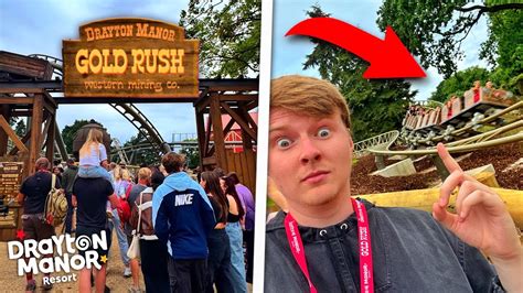 Gold Rush First Ride And Thoughts Drayton Manor New Rollercoaster