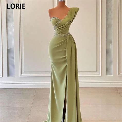 Lorie Sexy Andar De Comprimento Sereia Vestidos De Noite Dubai