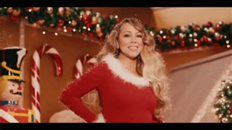 Mariah Carey Christmas Xmas Wink Eye Primogif