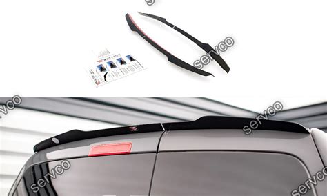 Eleron Spoiler Cap Volkswagen Caddy Mk3 Facelift 2010 2015 V1 Maxton