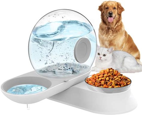 LeYoMiao Distributeur D Eau Automatique 2 En 1 Pour Animaux Domestiques