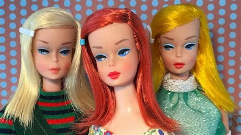 1966 Color Magic Barbies With Platinum Red And Golden Blonde Hair