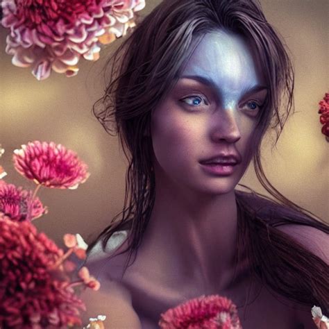 Beautiful Woman With Pretty Face Perfect Naked Breast That Is Facing Beautiful Man Perfect