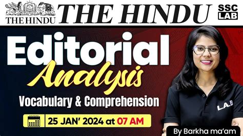 The Hindu Editorial Analysis 25 JAN 2024 Vocab Comprehension