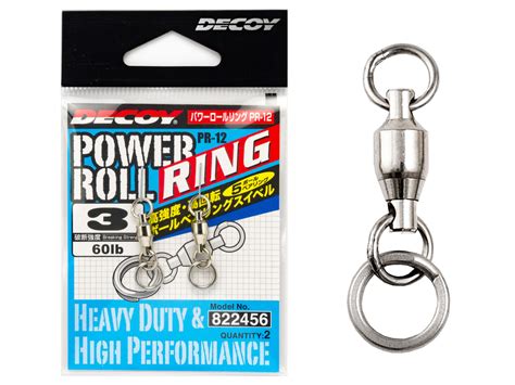 Decoy Power Roll Ring PR 12 Agrafes Emerillons Anneaux brisés