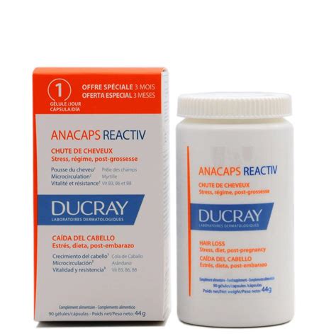 Buy Ducray Anacaps Reactiv Hair And Nails Capsules Online Now