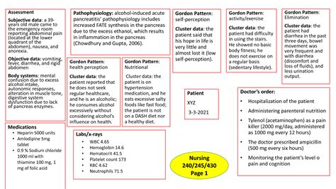 Drug Concept Map Template