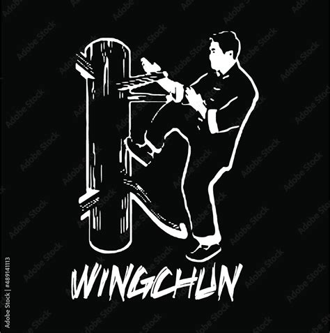 Wing Chun Vector Logo Stock Vector Adobe Stock