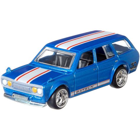 Hot Wheels Premium Collector Favorites 71 Datsun 510 Wagon Car Play