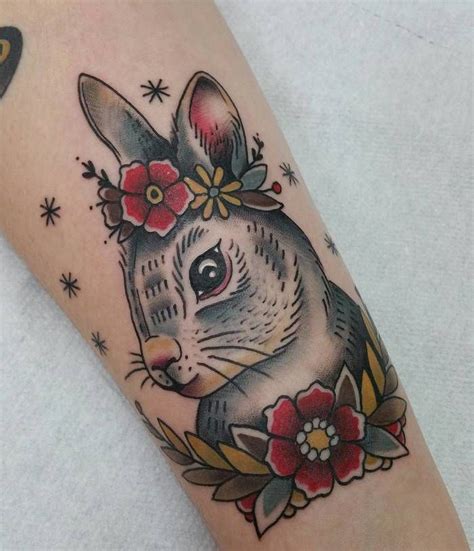 The 25 Best Traditional Tattoo Rabbit Ideas On Pinterest