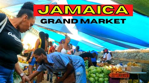 Grand Market Day In Mandeville Town Day Before Christmas In Jamaica