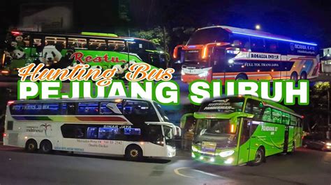 Deretan Pelari Malam Hunting Kedatangan Bus Akap Di Pagi Hari Youtube