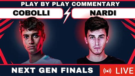 Cobolli Vs Nardi Next Gen Finals Free Live Stream Tennis Play By