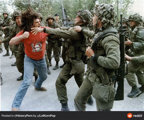 Mohawk warrior attacks Canadian soldiers during Oka crisis July-Sep ...