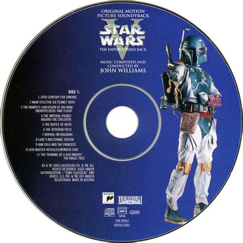 Carátula Cd1 de Bso Star Wars V El Imperio Contraataca Portada