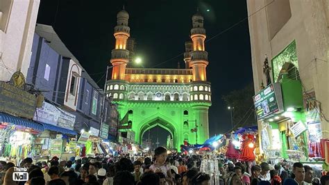 Charminar Night Bazaar Charminar Night Market Shopping Hyderabad 2023