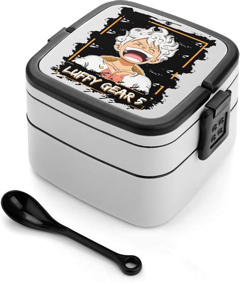 Amazon.co.jp: One Piece One Piece Luffy Gear 5 Lunch Box, Bento Box