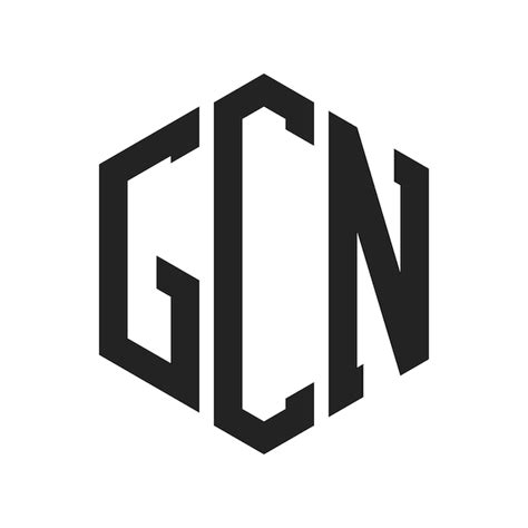 premium vector gcn logo design initial letter gcn monogram logo