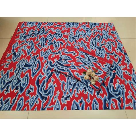 Jual Kain Panjang Batik Tulis Khas Cirebon Trusmi Mega Mendung Batik