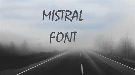 Mistral Font Free Download