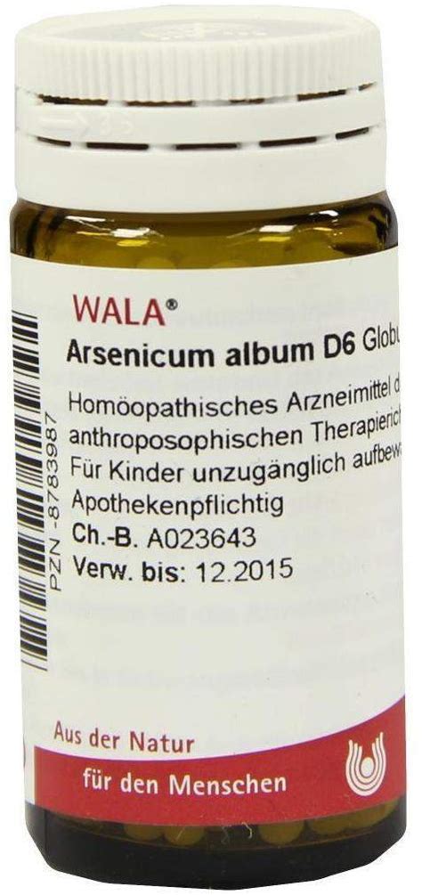 Wala Arsenicum Album D G Globuli Kaufen Volksversand Versandapotheke