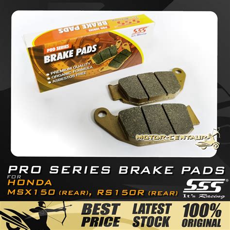 Kulit Brek Yasaki Sss Mutakin Disc Rear Brake Pads Msxr Rs