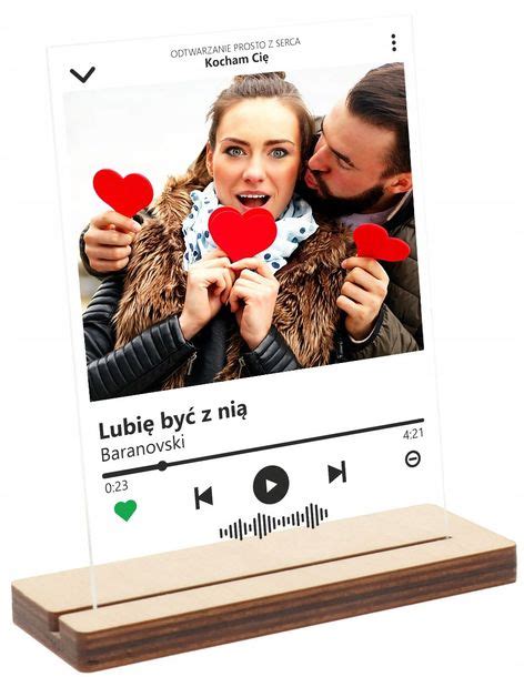 Prezent Ramka Twoje Zdj Cie Spotify Walentynki Erli Pl