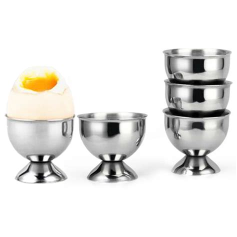 Stainless Steel Soft Boiled Egg Cups Egg Holder Tabletop Cup Kitchen Tool New Ebay