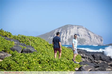 Proposal In Hawaii Same Sex Oahu Engagement Photographer